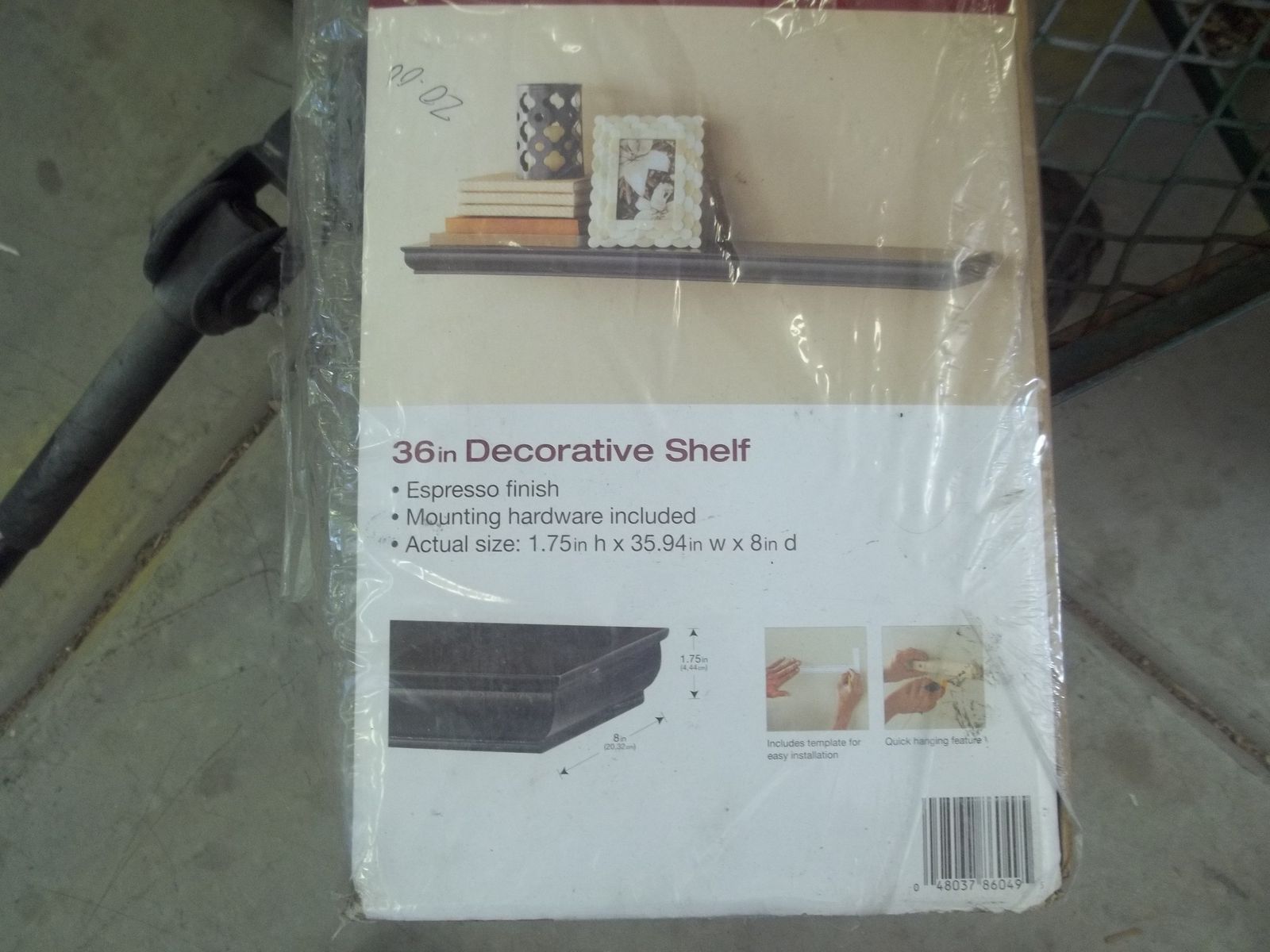 Home Decorations 36" Decorative Shelf