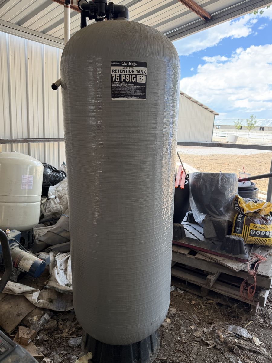 120 gallon Retention Tank 75 PSIG