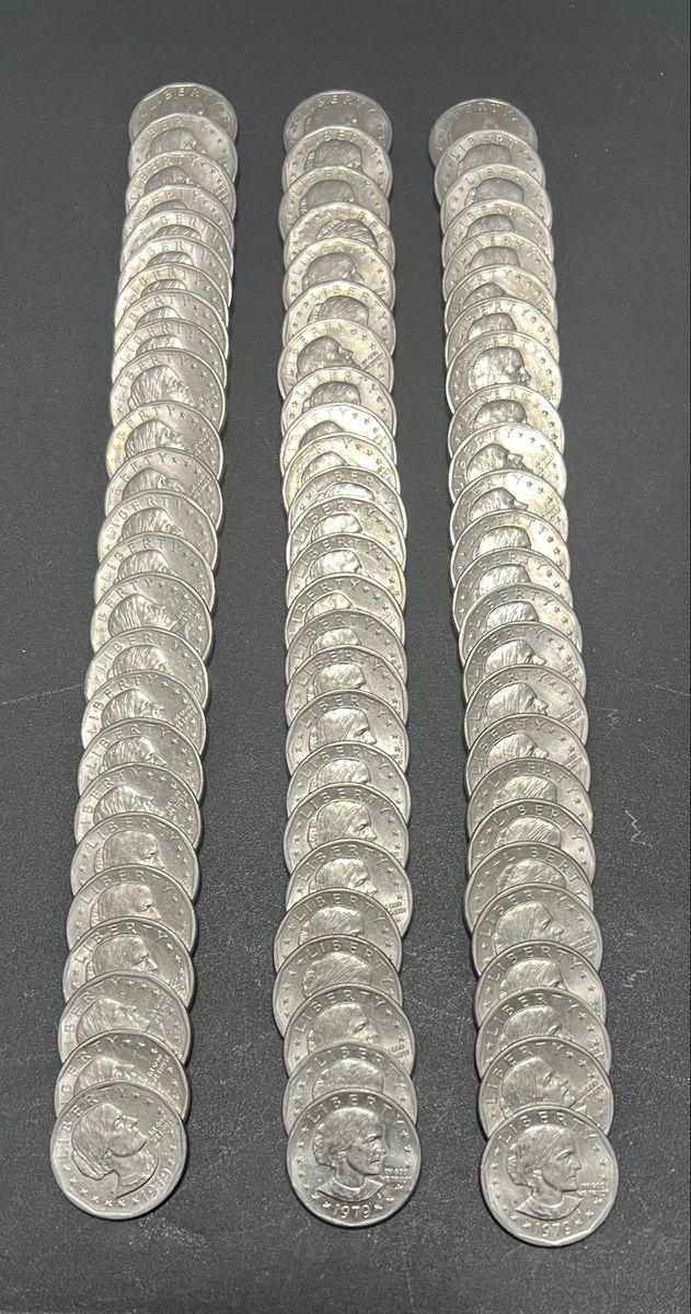 Rolls of 1979 Susan B. Anthony Dollar Coins