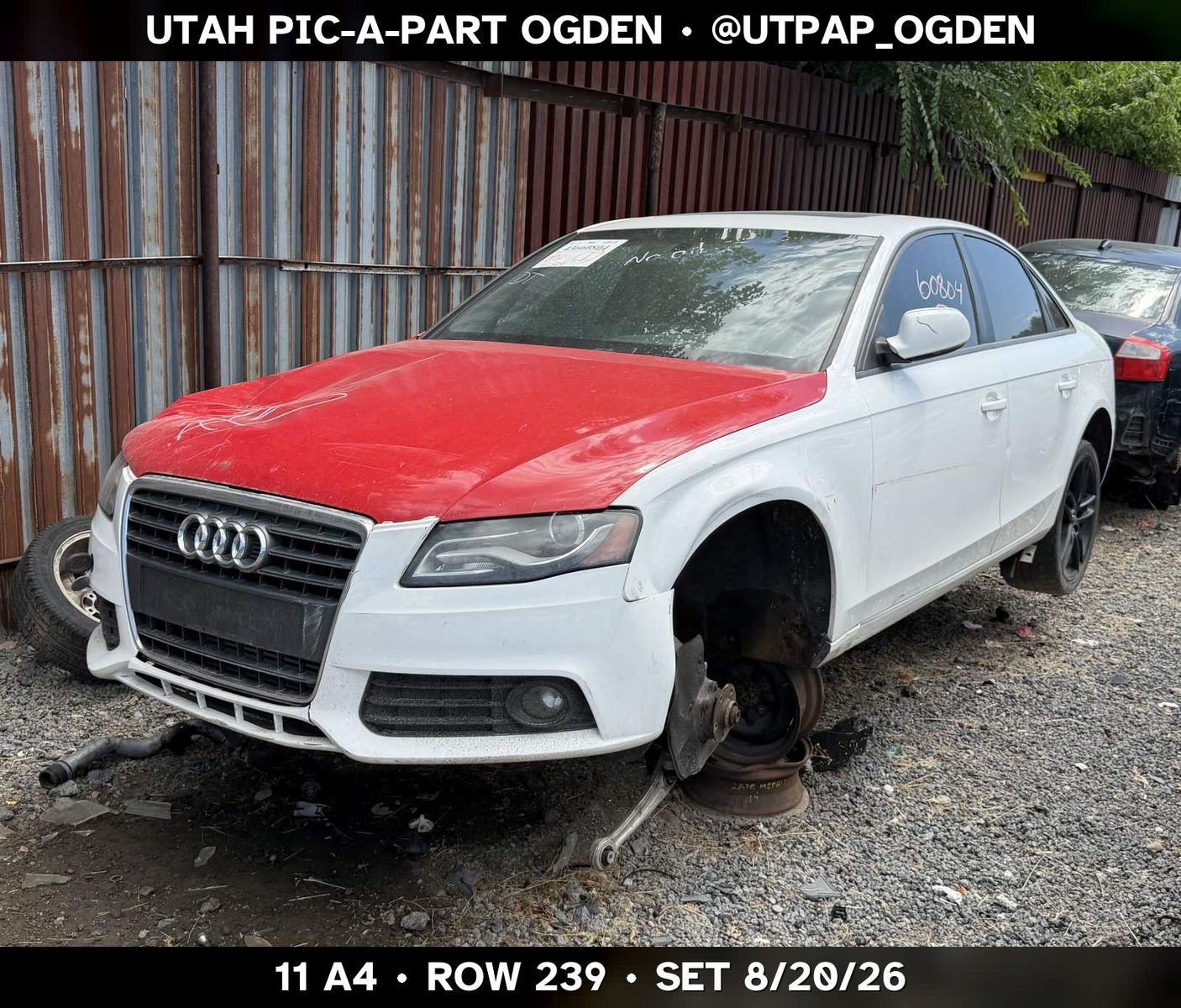 Just In! 2011 Audi A4 B8 Parts - UTPAP Ogden