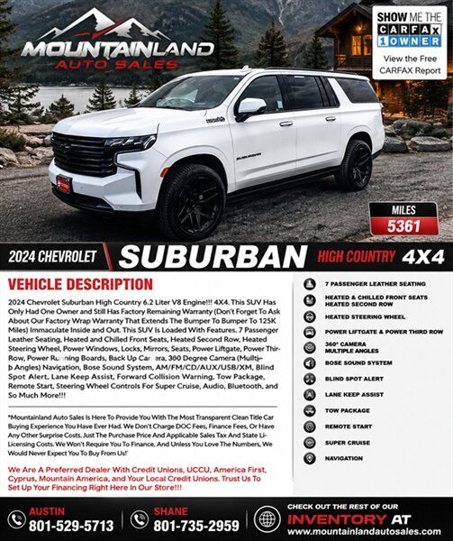 2024 Chevrolet Suburban High Country