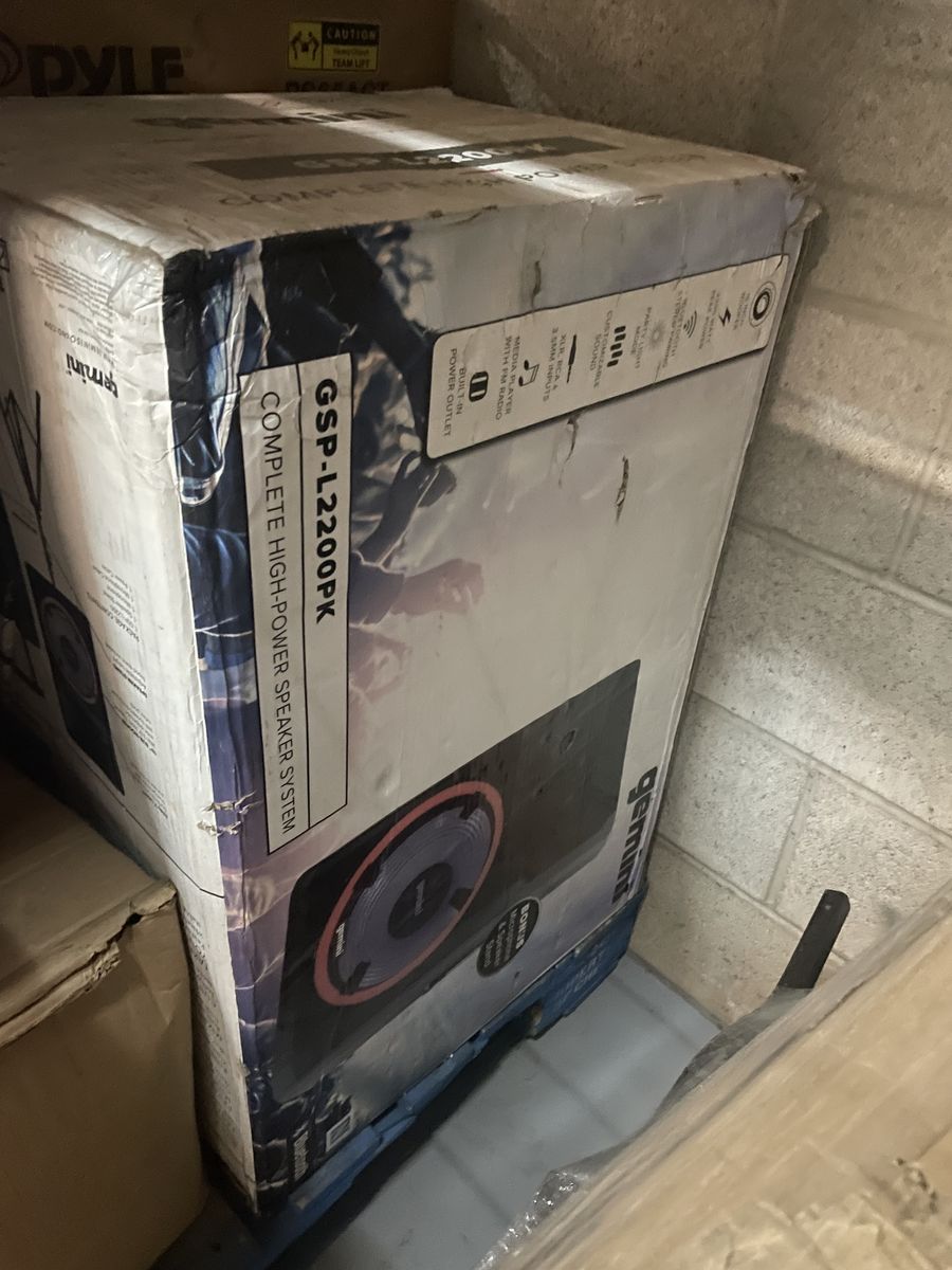 New Gemini 500w Bluetooth PA Speaker Kit