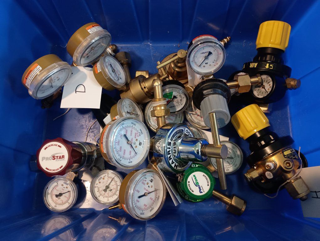 Assorted gas regulators