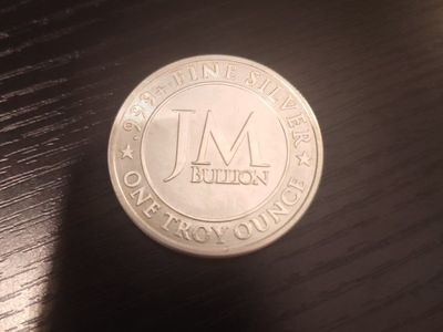JM Bullion 1 oz .999 Fine Silver Round - Eagle Design Collectible Coin