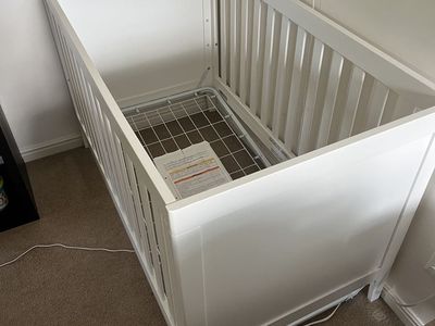 Delta Children Convertible Baby Crib in White - 4-in-1 Design