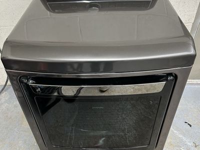 LG dark stainless electric dryer