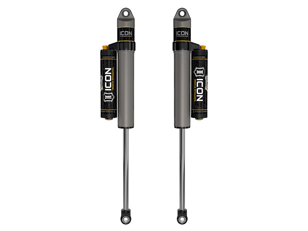 ICON 2.5 VS Series CDCV Piggyback Reservoir 3-6 inch Rear Lift Shocks (Pair) 1999-2019 Ford F250 & F350 F-350 F-250 37701CP
