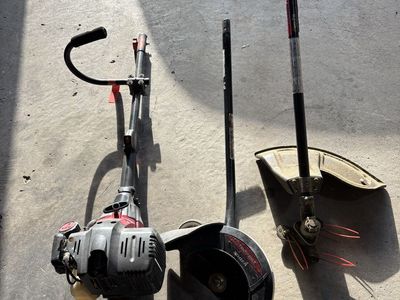 Troy-Bilt TB425CS 4-Cycle Gas String Trimmer with Edger Attachment, Red/Black