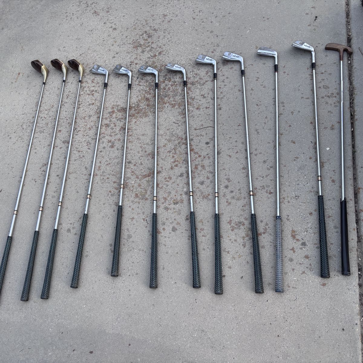 Vintage Set Of Probilt Golf Clubs