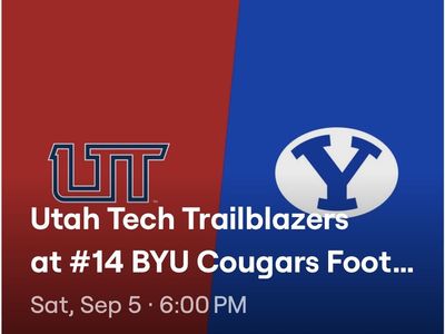 Utah Tech Trailblazers at BYU Cougars Football Tickets - Sept 5