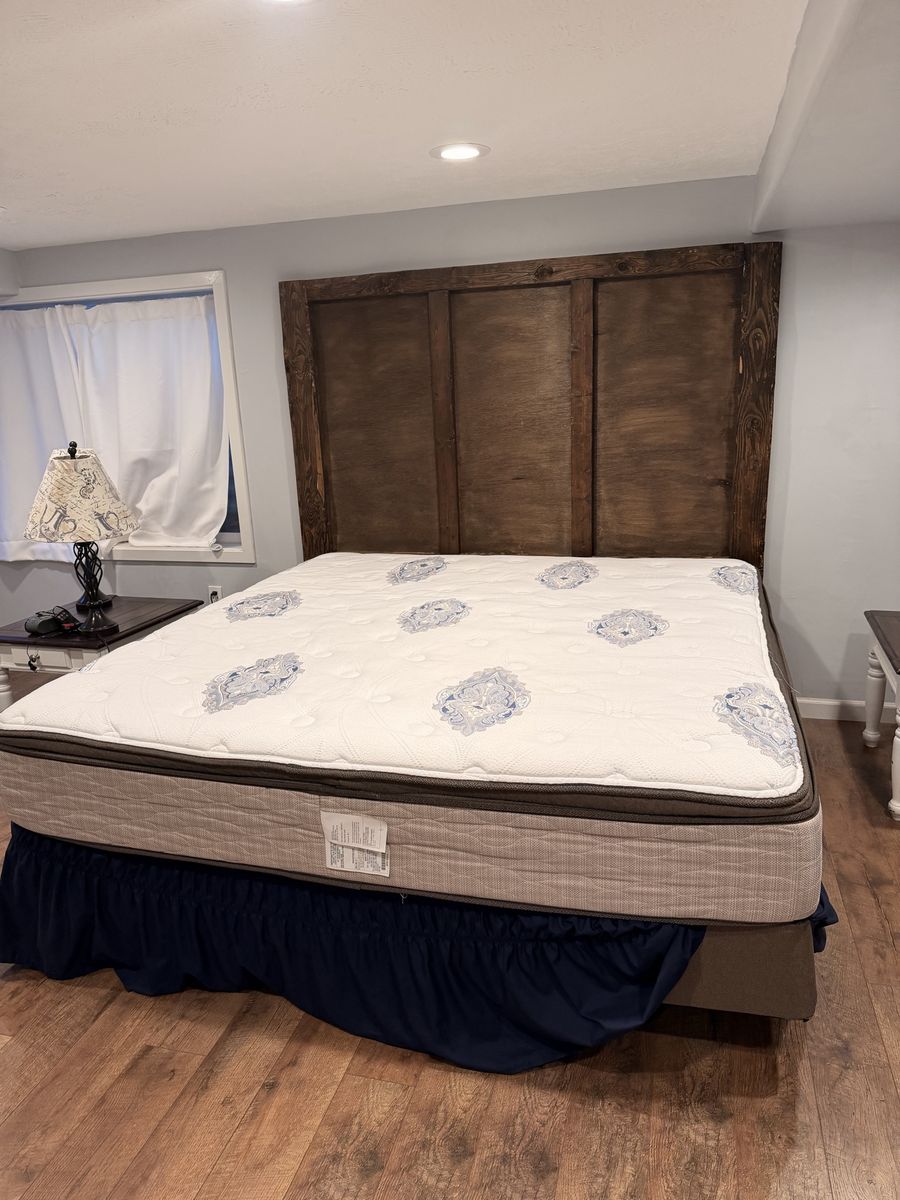 King Pillow Top Mattress with Box Spring