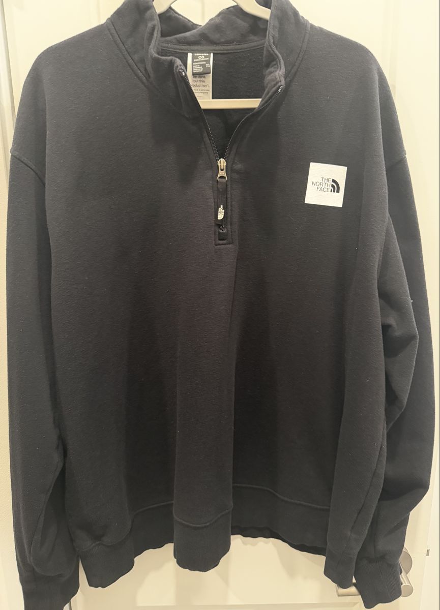 The North Face Black 1/4 Zip Pullover XXL