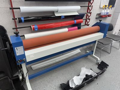 Commercial Wide Format Heat Laminator / Vinyl Cold Laminating Machine – Sign & Wrap Shop Equipment