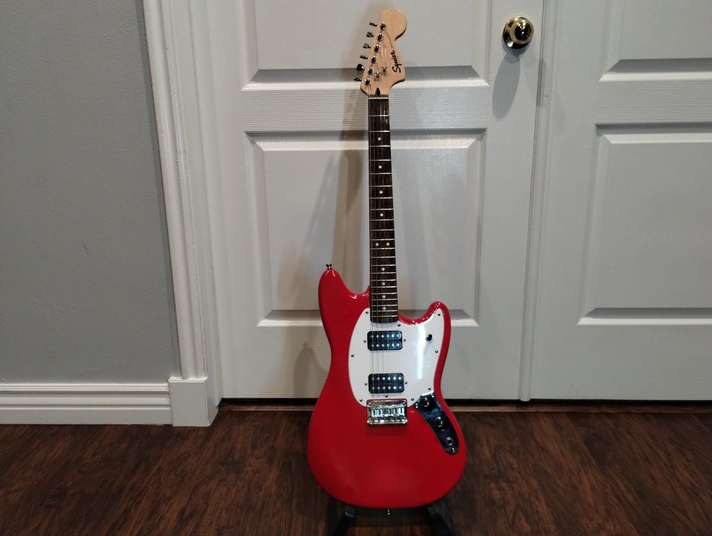Fender squire mustang electric guitar