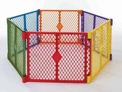 6 Panel Freestanding Baby Playard