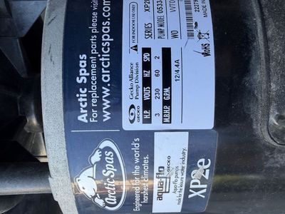 Arctic Spas Gecko Aqua-Flo XP2e 3 HP 230V Hot Tub/Spa Pump (05334019-S)