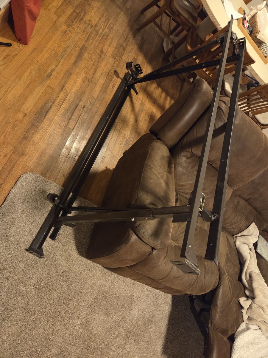 Two metal bed frames twin or full size