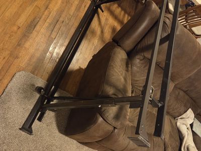 Two metal bed frames twin or full size