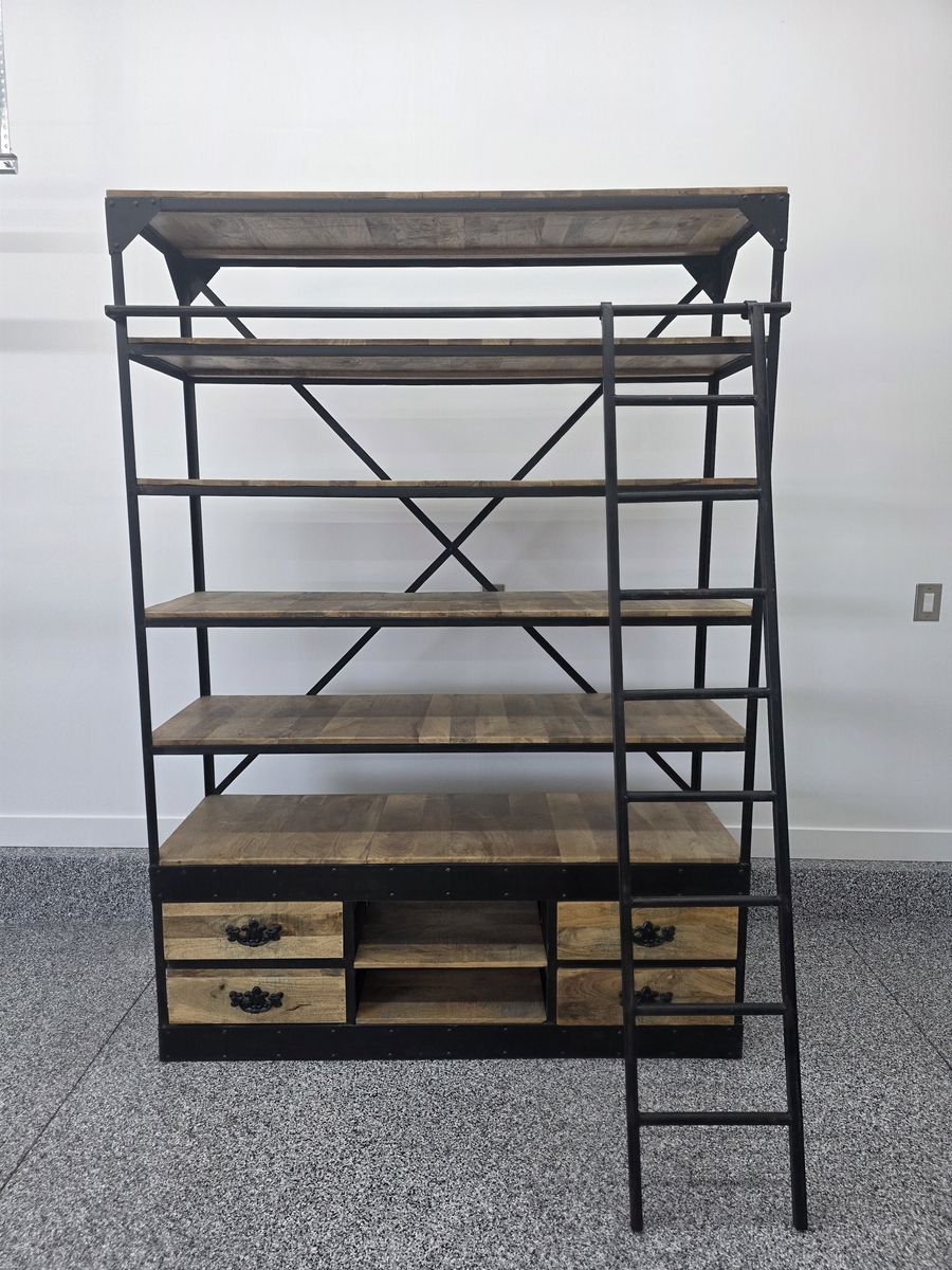 Large library book case with four drawers