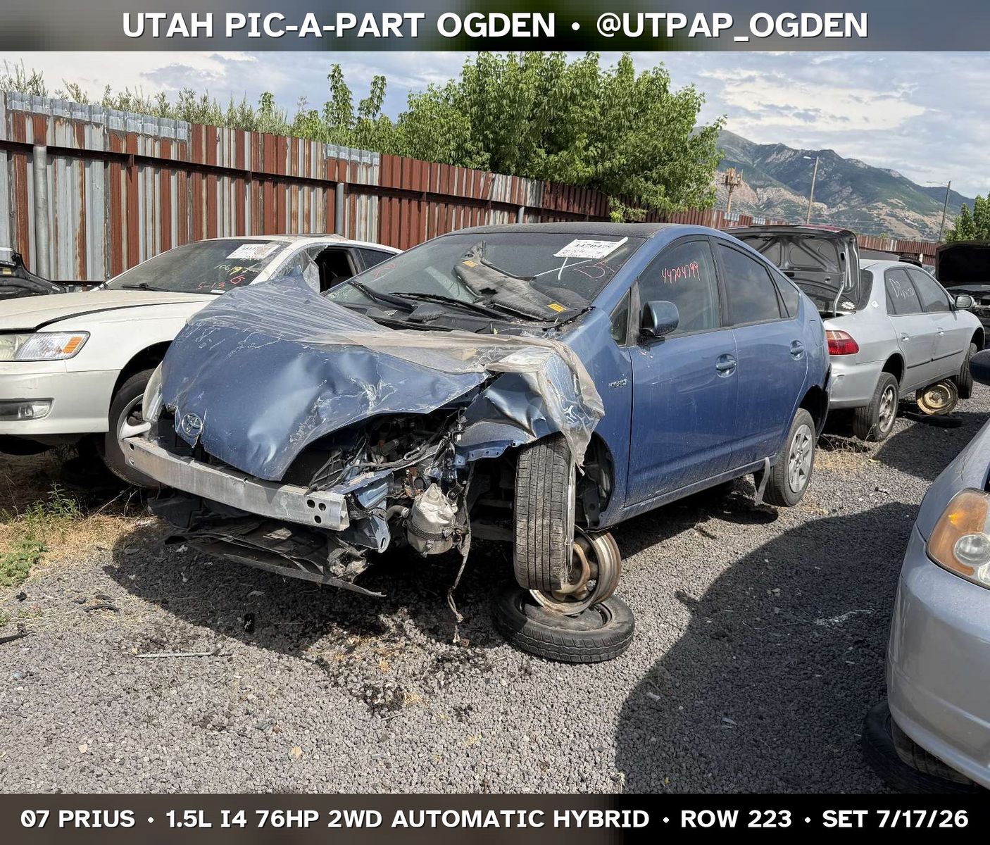 2007 Toyota Prius Parts - UTPAP Ogden