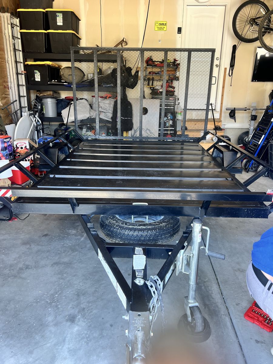 2021 Echo Trailers Utility Trailer with Rear Ramp Gate and Spare Tire