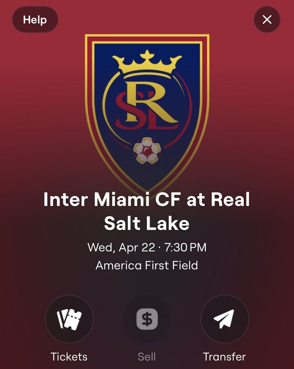 Inter miami vs RSL | 2-4 tickets