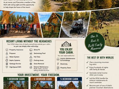 Bear River Lodge Mountain Cabin for Sale: 1-Bedroom, Income Property, Legacy Home