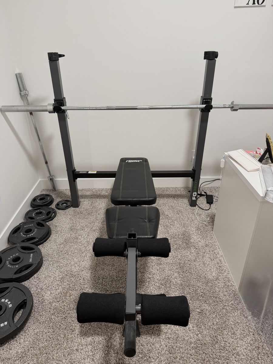 Fitness Gear Bench press Set With Leg Extension