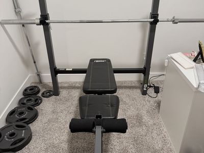 Fitness Gear Bench press Set With Leg Extension