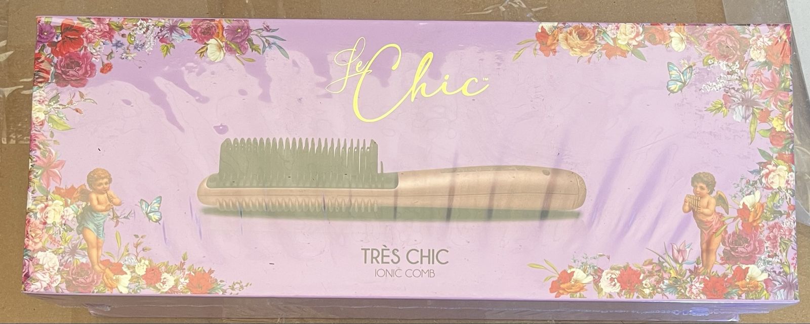 Le Chic Tres Chic Ionic Comb Ceramic Bristles Hair Straightener - MSRP $470