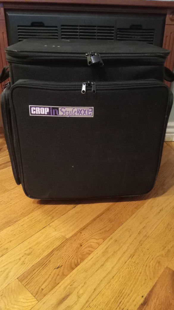 Crop In Style XXL Rolling Craft Tote / Scrapbook Organizer Case