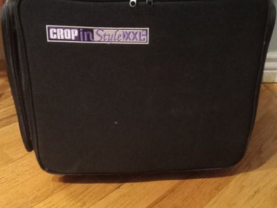 Crop In Style XXL Rolling Craft Tote / Scrapbook Organizer Case