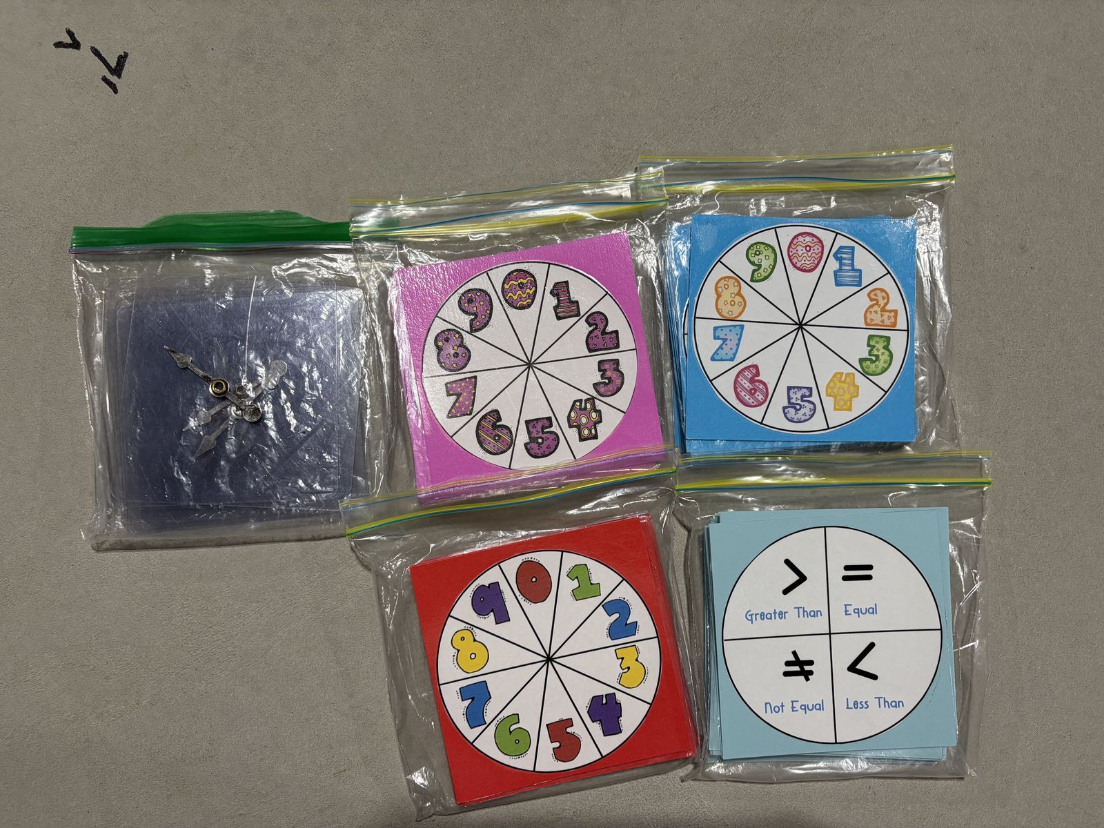 Math Spinners