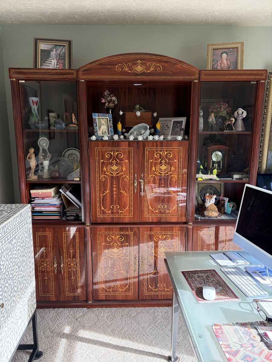 beautiful large display/entertainment/library wall unit