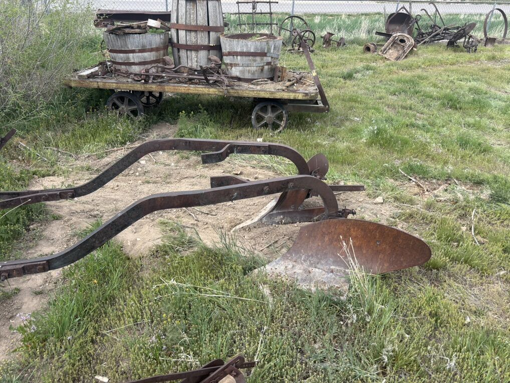 Antique Farm Equipment Dual Plow