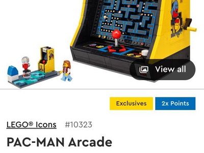 LEGO Icons 10323 PAC-MAN Arcade Game Building Set - New, Exclusive Collector's Item