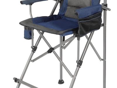 BLUE Extra Tall Camping Chair