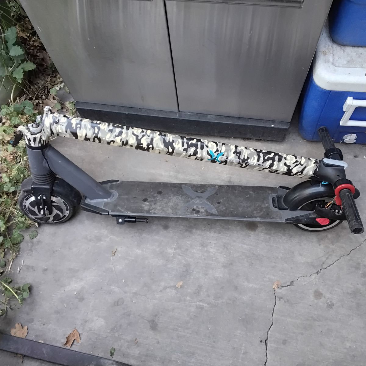 Unbranded Electric Scooter - Camouflage Wrap, Used Condition