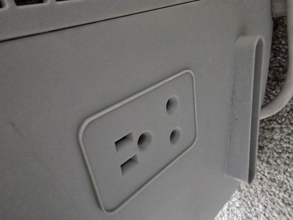 Working portable air conditioner