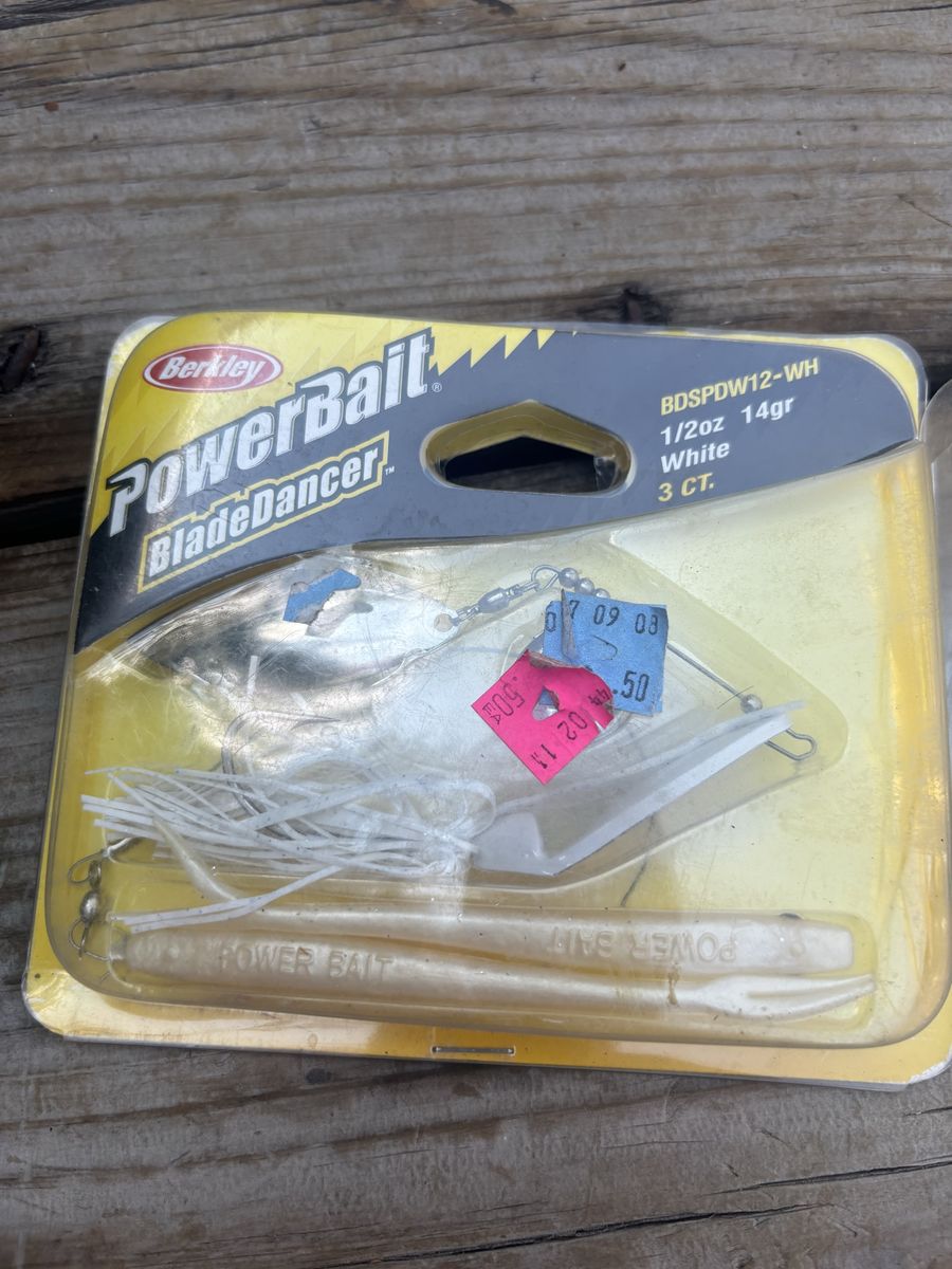 Berkley PowerBait BladeDancer 1/2 oz White Fishing Lures (3 Pack)