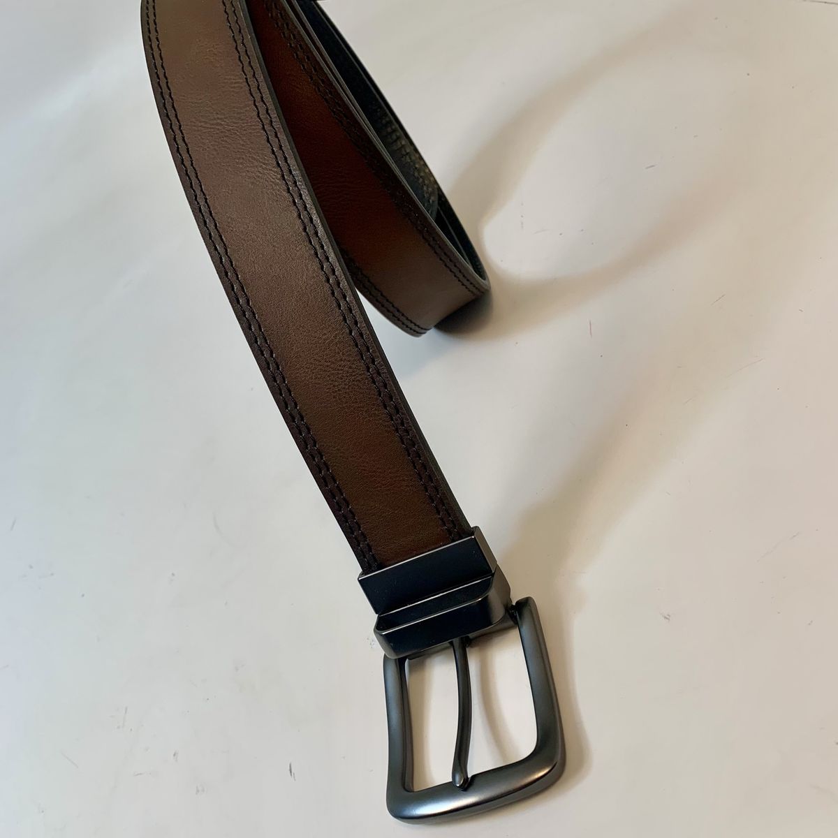 New Reversible Leather Black/Brown Belt Size 48