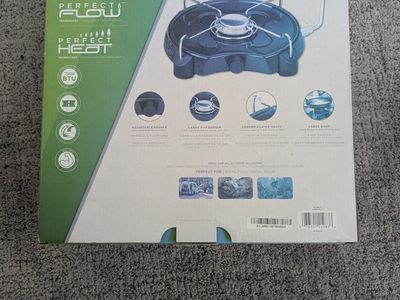 Coleman PowerPack PerfectFlow Propane Stove - 7,500 BTU, Adjustable Burner, Camping Cooktop