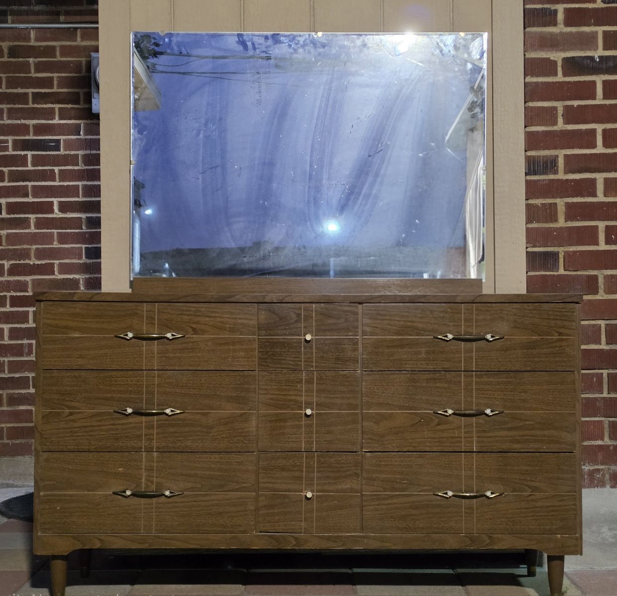Mid-Century Modern 9 Drawer Dresser