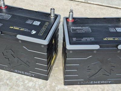 Lion Energy UT 1300 BT 12.8V 105Ah Lithium Iron Phosphate Battery (Pair)