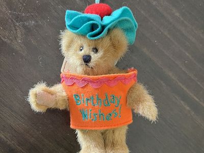 6" Boyds Bear Lil Wishes Frosting Fluff