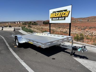 2026 Aluma 7' x 15' 4.2K Tilt Single Axle Slotted Side Frame Utility Trailer