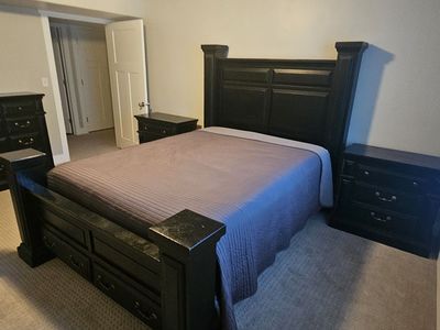 4 Piece Bedroom Set Includes Mattress and Box Spring
