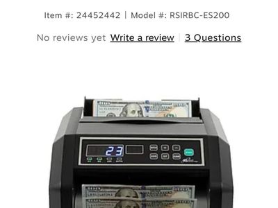 Royal sovereign bill counter