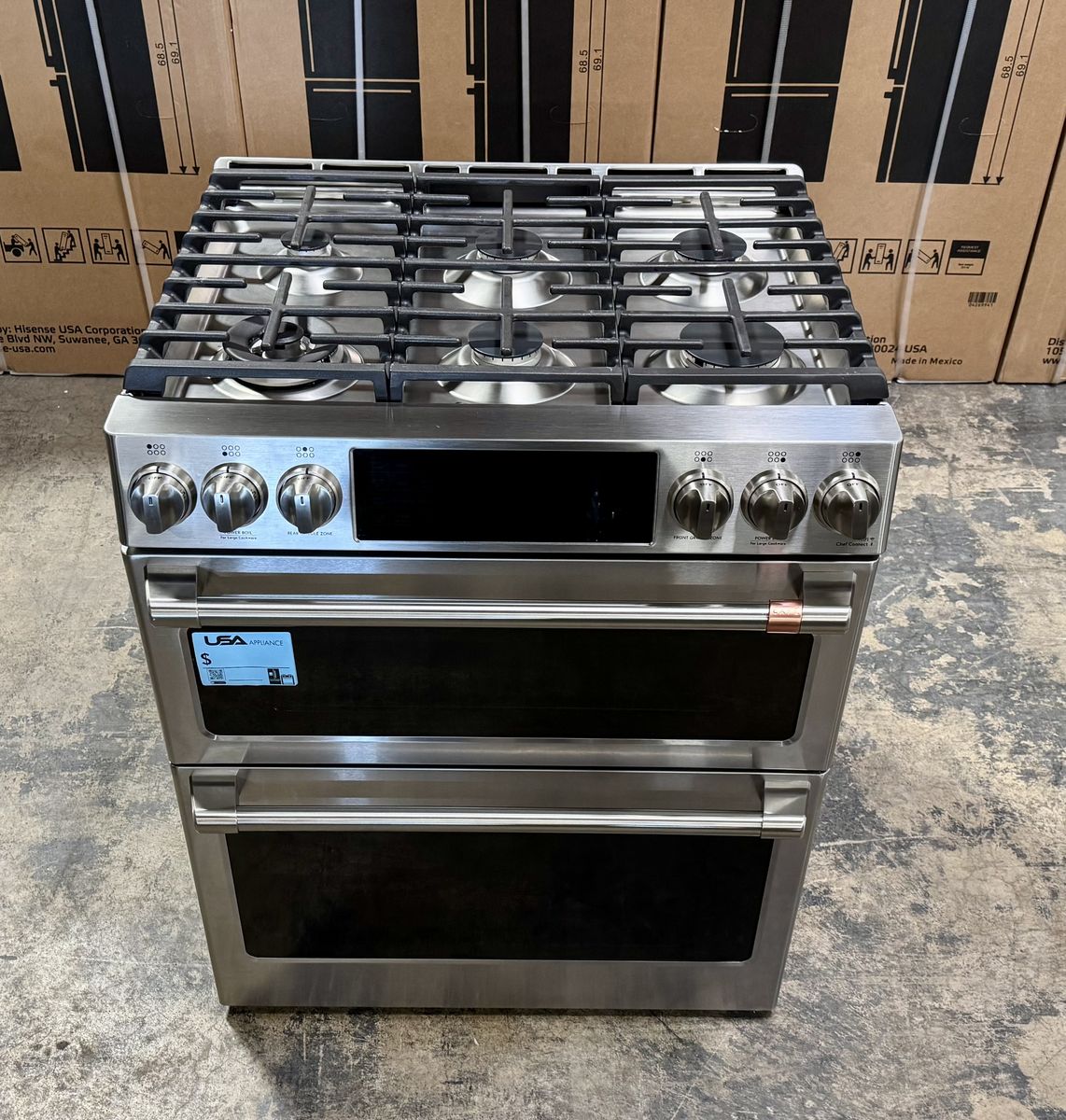 CAFE SLIDE IN DUAL FUEL RANGE