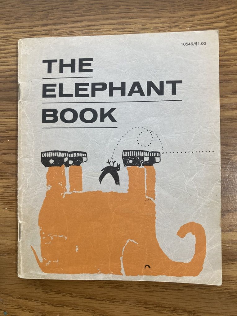 Vintage Book Elephant Jokes - Free Shipping